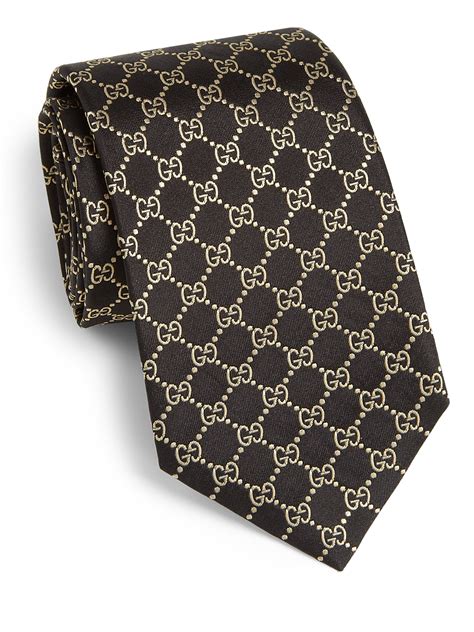 gucci mens neck tie|Gucci tie outlet.